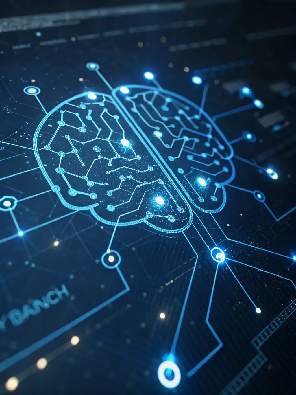 A visually appealing graphic representing machine learning algorithms being applied to customer segmentation data, illustrating SOCIAL JAGUAR's capabilities in machine learning.
